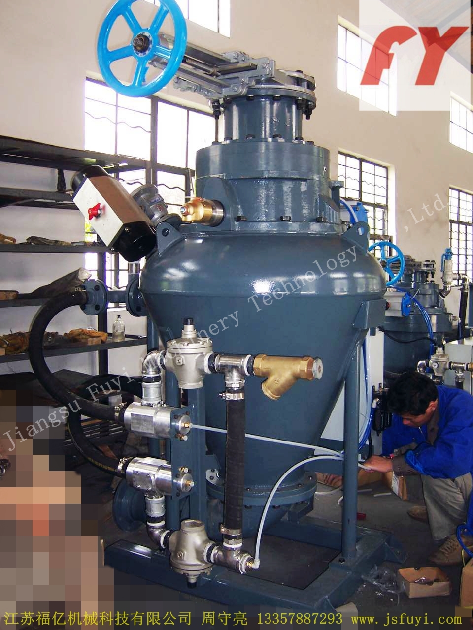 发送罐增压方式输送