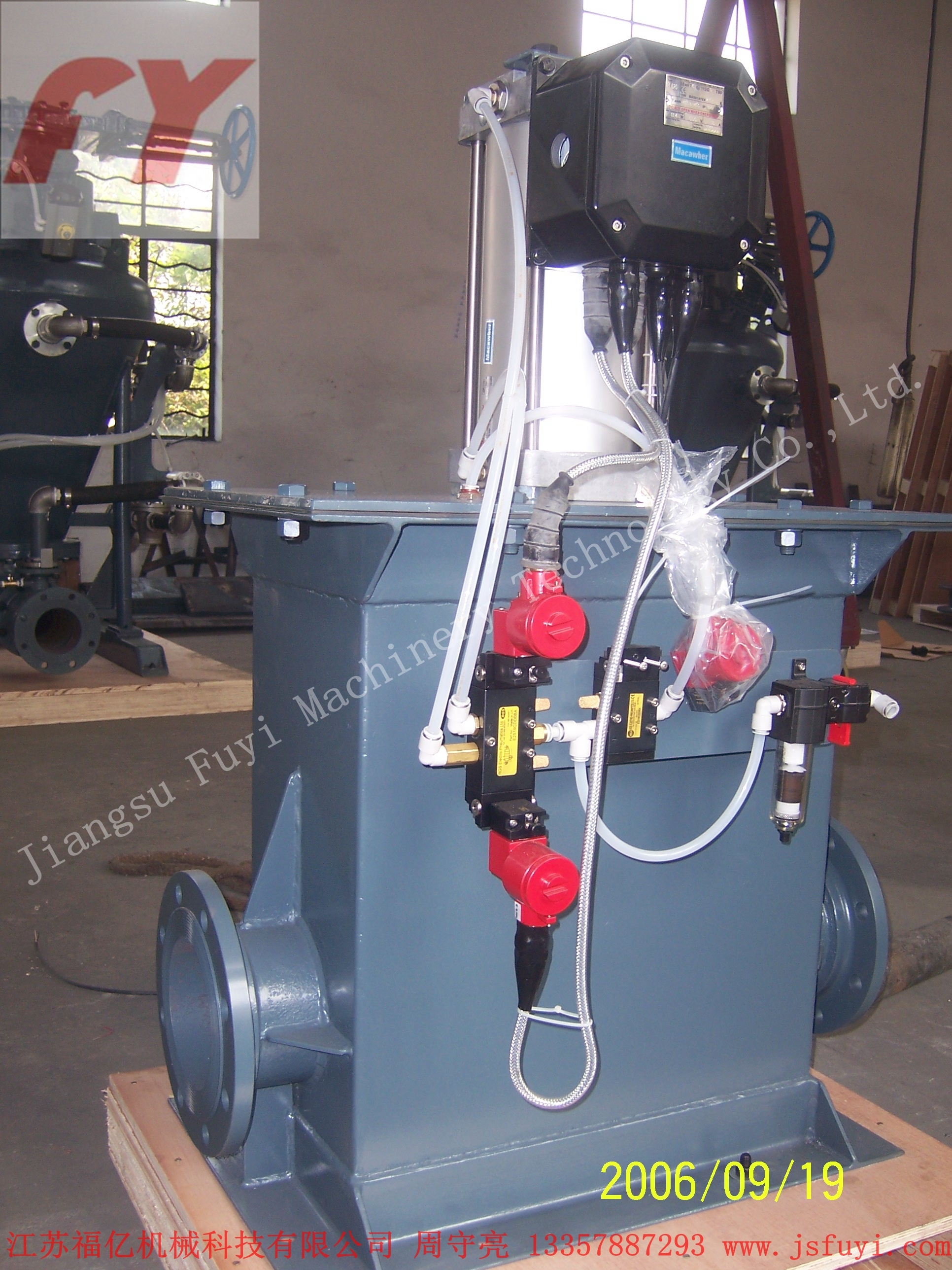 发送罐上引方式输送